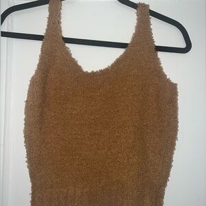 Skims Brown Sherpa Tank